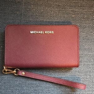 Michael Kors Purple Wristlet Wallet